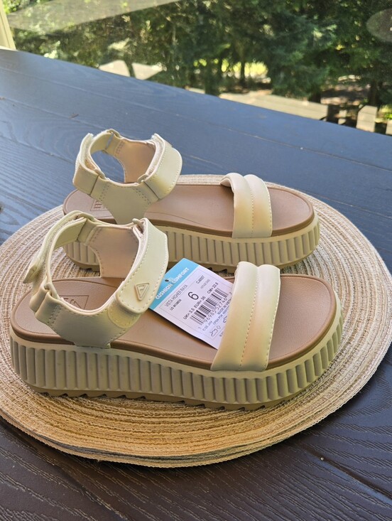 Reef Shoes - NWT Women's Reef Vista Higher Raya Platform Sandal In Vintage Sand Fit Like 6.5*